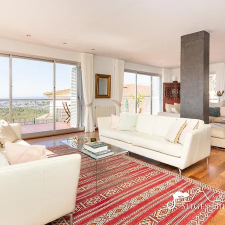 Stylish Havana With Sea Views, Private Pool & A/c Сиджес