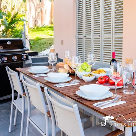 Stylish Havana With Sea Views, Private Pool & A/c * Sitges