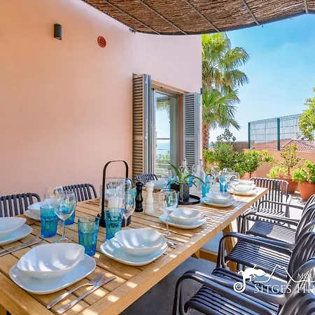 Stylish Havana With Sea Views, Private Pool & A/c Willa Sitges